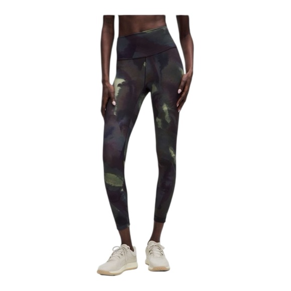 lululemon athletica Pants - Lululemon Wunder Train High-Rise Tight 25", Ink Islands Burnside Multi, Size 8